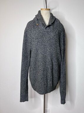 Faherty Men's Shawl Collar Knit Sweater